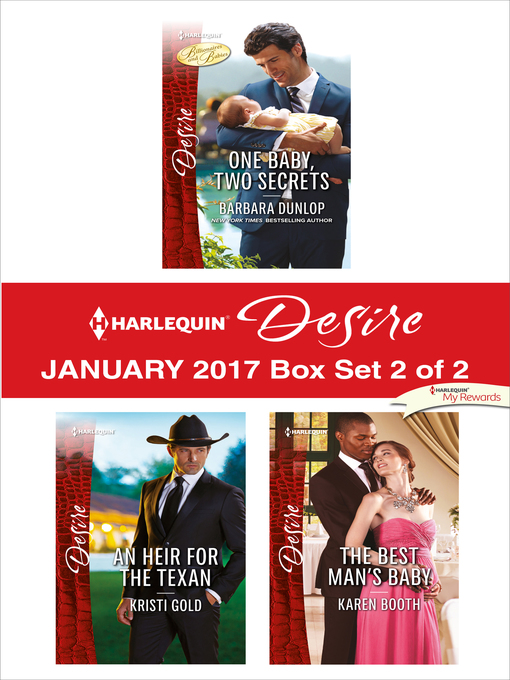 Title details for Harlequin Desire January 2017, Box Set 2 of 2 by Barbara Dunlop - Available